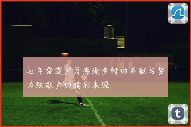 七年雷霆岁月感谢多特的奉献与努力致敬卢的精彩表现