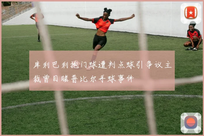 库利巴利抱门球遭判点球引争议主裁曾目睹普比尔手球事件